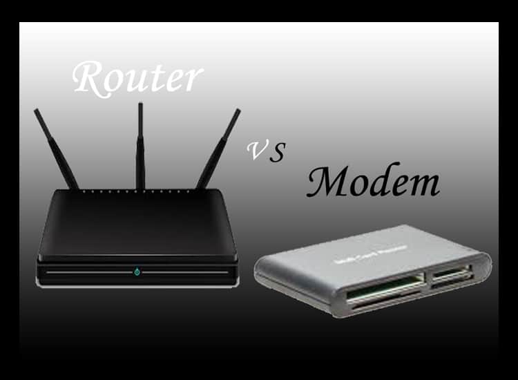 modem vs router images